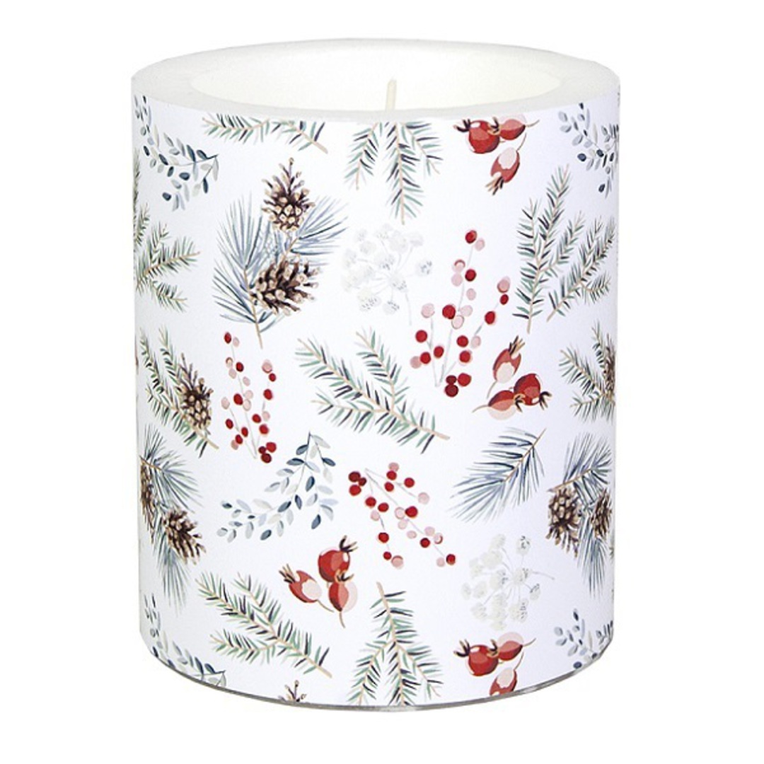 Christmas Winter Botanicals Candle 12cm *ETA Nov image 0